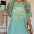 Proud Lil Cousin Of a 2026 Graduate Class Senior Graduation Women's Comfort Colors T-Shirt Chalky Mint