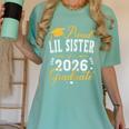 Proud Lil Sister Of a Class Of 2026 Graduate For Graduation Women's Comfort Colors T-Shirt Chalky Mint