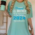 Proud Little Brother Of 5th Grade Graduate 2024 Graduation Premium Women's Comfort Colors T-Shirt Chalky Mint