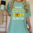 Proud Mama Of a 2021 Graduate Senior Mom 2021 Graduation Women's Comfort Colors T-Shirt Chalky Mint
