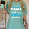 Proud Mama Of 2023 Class Master Graduate Family Graduation Women's Comfort Colors T-Shirt Chalky Mint