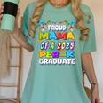Proud MAMA Of a 2025 PRE-K Graduate -Graduation Women's Comfort Colors T-Shirt Chalky Mint