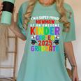 Proud MAWMAW Of Awesome Kindergarten Pre-K Graduation 2025 Women's Comfort Colors T-Shirt Chalky Mint