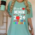 Proud MEMAW Of 2024 Pre-K Graduation Graduate Senior 2024 Women's Comfort Colors T-Shirt Chalky Mint