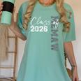 Proud Memaw Of A Class Of 2026 Graduate Senior 26 Graduation Women's Comfort Colors T-Shirt Chalky Mint