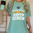 Proud Mom Of A 2019 Senior Graduation Class Outfit T-Shirt Women's Comfort Colors T-Shirt Chalky Mint