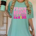 Proud Mom Of a 2025 Graduate Class Senior Graduation Mother Women's Comfort Colors T-Shirt Chalky Mint