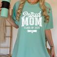Proud Mom Of 2025 Graduate Senior Mom 25 Graduation Women's Comfort Colors T-Shirt Chalky Mint
