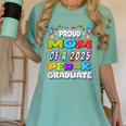 Proud MOM Of a 2025 PRE-K Graduate -Graduation Women's Comfort Colors T-Shirt Chalky Mint