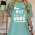 Proud MOM Of A 8th Grade Graduate 2025 Elementary Graduation Women's Comfort Colors T-Shirt Chalky Mint