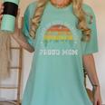 Proud Mom Of a Class Of 2021 Graduate Senior 21 Graduation Women's Comfort Colors T-Shirt Chalky Mint