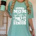 Proud Mom Class Of 2025 Graduation Senior Golf Player Mom Women's Comfort Colors T-Shirt Chalky Mint