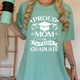 Proud Mom Of PhD Graduate Doctorate Graduation Women's Comfort Colors T-Shirt Chalky Mint
