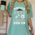Proud Nana Of a Soccer Senior Class Of 2026 Graduation Women's Comfort Colors T-Shirt Chalky Mint
