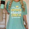 Proud Nephew Of 5th Grade Graduate 2024 Family Graduation Women's Comfort Colors T-Shirt Chalky Mint