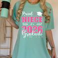 Proud Niece Of a Class Of 2026 Graduate For Graduation Women's Comfort Colors T-Shirt Chalky Mint