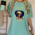 Proud Queen PhD Doctorate Degree Graduation T-Shirt Women's Comfort Colors T-Shirt Chalky Mint