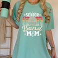Proud Senior Mom Marching Band Mom Class Of 2025 Graduation Women's Comfort Colors T-Shirt Chalky Mint