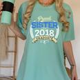 Proud Sister Of 2018 Graduate Shirt Graduation Grad Women's Comfort Colors T-Shirt Chalky Mint