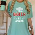 Proud Sister Of a 2019 Senior Graduation Family Women's Comfort Colors T-Shirt Chalky Mint