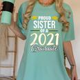 Proud Sister Of A 2021 Graduate Graduation Clothes MBA PhD Women's Comfort Colors T-Shirt Chalky Mint