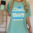 Proud Sister Of 2024 College Graduate Family 24 Graduation Women's Comfort Colors T-Shirt Chalky Mint
