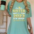 Proud Sister Of 5th Grade Graduate 2023 Family Graduation Women's Comfort Colors T-Shirt Chalky Mint