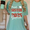 Proud Sister Of a Class Of 2025 Graduate For Graduation Women's Comfort Colors T-Shirt Chalky Mint