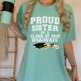 Proud Sister Of A Grad Class Of 2018 Graduation Apparel Women's Comfort Colors T-Shirt Chalky Mint