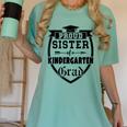 Proud Sister Of a Kindergarten Grad Graduation Shirt Women's Comfort Colors T-Shirt Chalky Mint