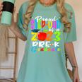 Proud Step-Dad Of 2023 Pre-K Graduate Fathers Day Graduation Women's Comfort Colors T-Shirt Chalky Mint
