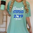Proud STEPDAD Of A Class 2019 Senior Tshirt Graduation Women's Comfort Colors T-Shirt Chalky Mint