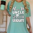 Proud Uncle Of A 2018 Graduate Senior Graduation Shirt Women's Comfort Colors T-Shirt Chalky Mint