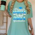 Proud Uncle Of Two 2024 Graduate Class 2024 Graduation Women's Comfort Colors T-Shirt Chalky Mint