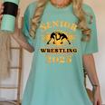 Proud Wrestler Graduation Apparel For Supporters And Seniors Women's Comfort Colors T-Shirt Chalky Mint
