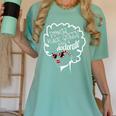 Queen PhD Doctorate Degree Graduation PsyD EdD Women's Comfort Colors T-Shirt Chalky Mint