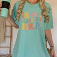 Retro Groovy In My Master's Degree Era Graduation Master Women's Comfort Colors T-Shirt Chalky Mint