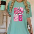 Retro Senior 2026 Coquette Bow Graduation Class Of 2026 Women's Comfort Colors T-Shirt Chalky Mint