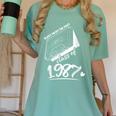 Reunion Class Of 1987 School Graduation Blast From The Past Women's Comfort Colors T-Shirt Chalky Mint
