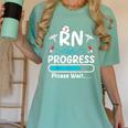 RN In Progress Loading Future Nurse Graduation Lover Women's Comfort Colors T-Shirt Chalky Mint