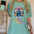 Sarcastic Little MISS SMARTY PANTS Graduation Alumni Game On Women's Comfort Colors T-Shirt Chalky Mint