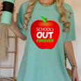 School Is Out Forever Graduation Humor Women's Comfort Colors T-Shirt Chalky Mint