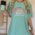 School Nurse Appreciation Rainbow Graduation Medical Nursing Women's Comfort Colors T-Shirt Chalky Mint