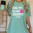 Sen18r Shirt Senior 2018 Graduation Kiss Lips Women's Comfort Colors T-Shirt Chalky Mint