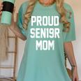 SEN19R Mom Shirt Senior Grad 2019 Graduation Party T-Shirt Women's Comfort Colors T-Shirt Chalky Mint