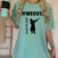 Senior 2019 Grad College High School Graduation Women's Comfort Colors T-Shirt Chalky Mint