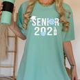 Senior 2021 Grad Shirt 2021 Graduation Women's Comfort Colors T-Shirt Chalky Mint