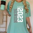 Senior 2023 Senior 23 Senior Class Of 2023 Graduation Done Women's Comfort Colors T-Shirt Chalky Mint