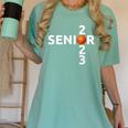 Senior 2023 Basketball Graduation Party Women's Comfort Colors T-Shirt Chalky Mint