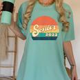 Senior 2023 Graduation My Last First Day Of Class Of 2023 Women's Comfort Colors T-Shirt Chalky Mint